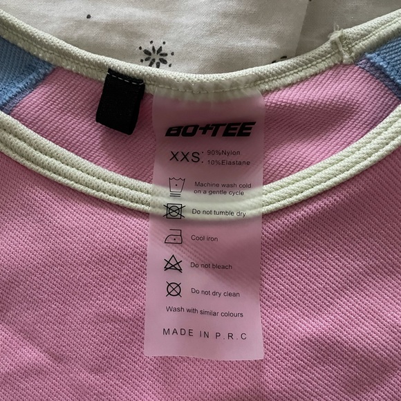 BO+TEE Pastel Workout Top - Picture 3 of 4
